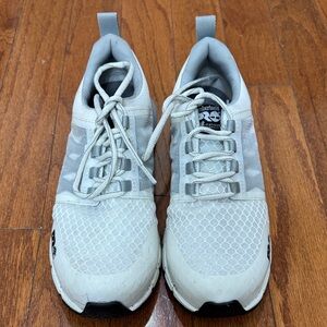 Timberland PRO White and Gray Composite Toe Work Sneaker